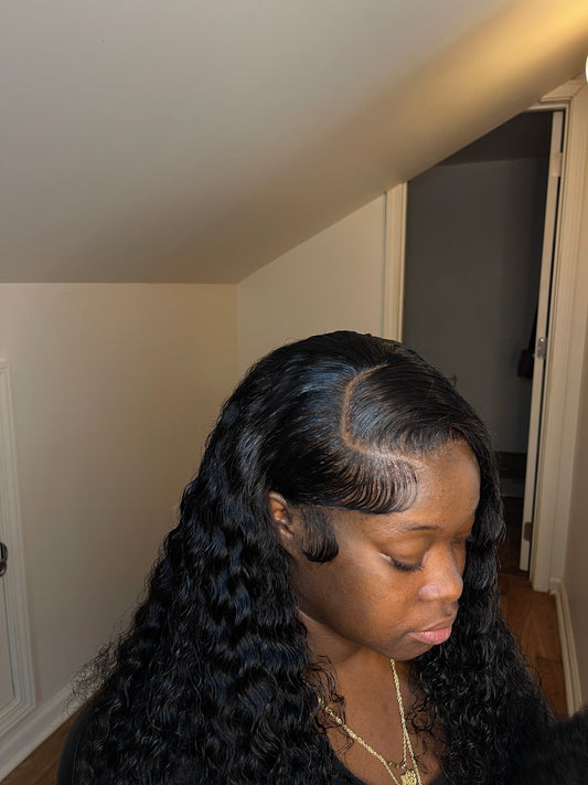 HD deep wave virgin wigs